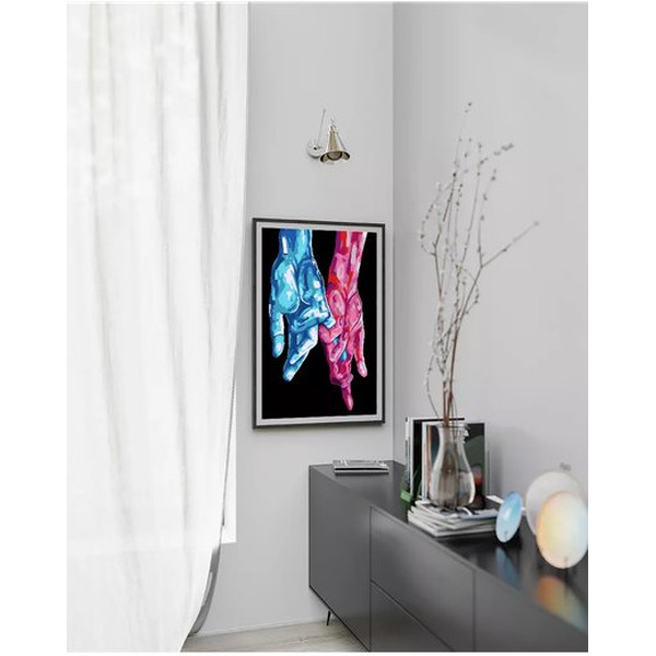 Картина по номерам PaintLine Руки PL-00158