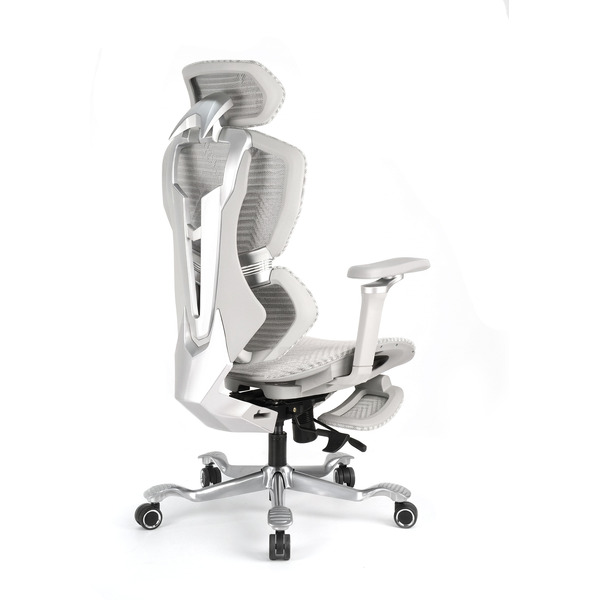 Игровое кресло myroo Game Assassin c подножкой Gray (A2512W-G)