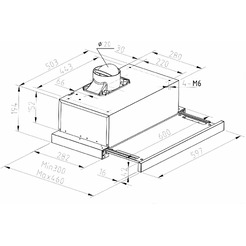 Вытяжка Haier HVX-T671W