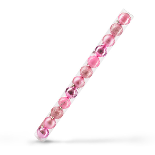 Набор новогодних шаров Ausini VT25-04001-7