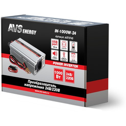 Автомобильный инвертор AVS 24/220V IN-1000W-24