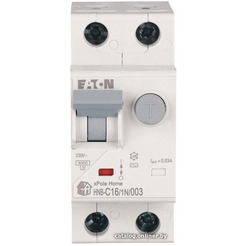 Дифференциальный автомат Eaton HNB-C161N003 1P+N 16А С 6кА 30мА АС 2М 195127