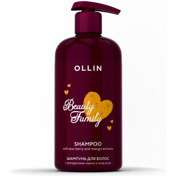 Шампунь для волос Ollin Professional с экстрактами манго и ягод асаи, 500 мл (771492)