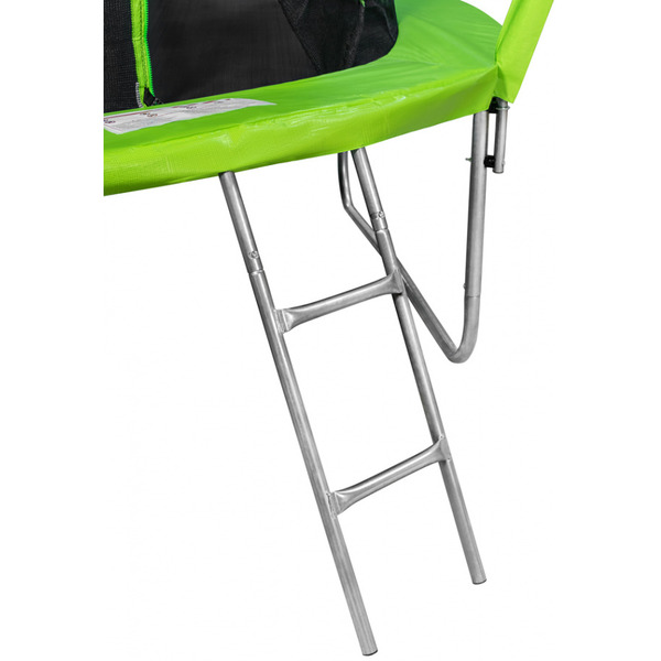 Батут Alpin ASK-312 outside зеленый 10фт. с защитной сеткой и лестницей