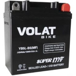 Мотоаккумулятор 5Ah (MF) R+ VOLAT YB5L-BS