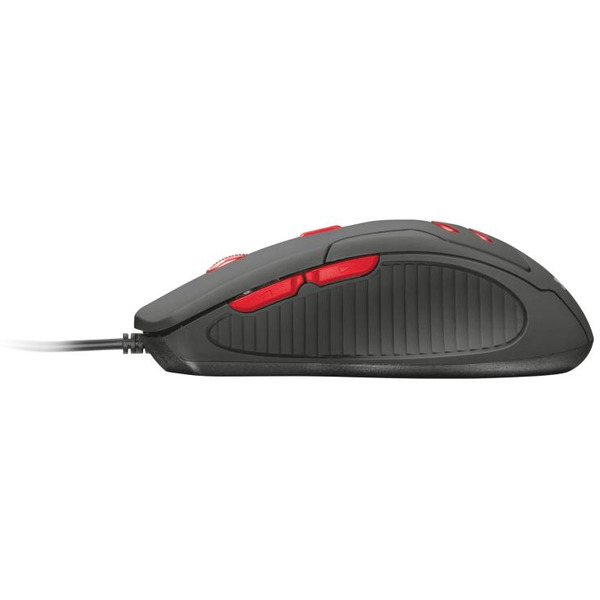 Комплект мышь игровая + коврик TRUST ZIVA Gaming Mouse with mouse pad (21963)