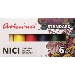 Набор ниток ARIADNA Standart Base 11052-ZAA (6 цв.)