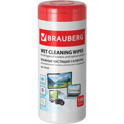 Салфетки для экранов всех типов и оптики BRAUBERG 510122