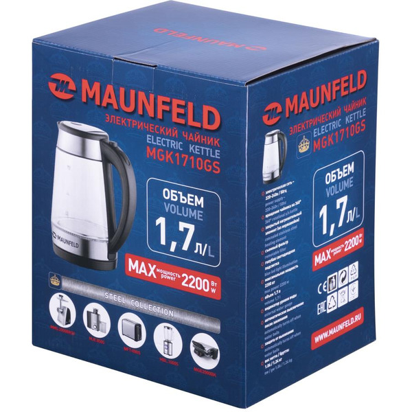 Электрочайник MAUNFELD MGK1710GS