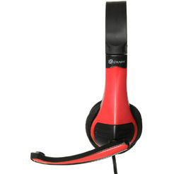 Наушники Oklick HS-M150 (черный/красный)