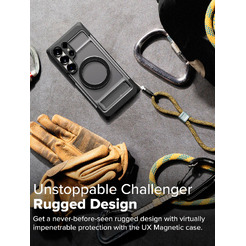 Чехол Ringke UX MAGNETIC для Galaxy S25 Ultra SMOKE BLACK