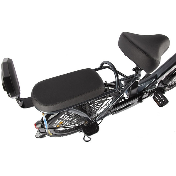 Велогибрид GREEN CITY E-Alfa New (серебристый)