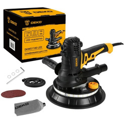 Шлифмашина для стен и потолков Deko DKWS1100 LED 084-1090