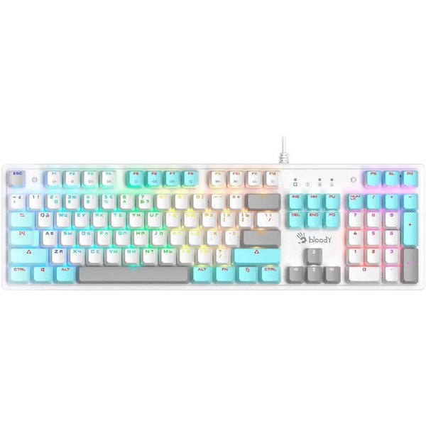 Клавиатура A4Tech Bloody S510N (белый)