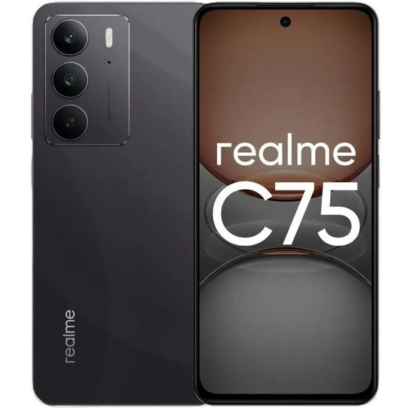 Смартфон Realme C75 8GB/256GB (черный)