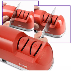 Электроточилка для ножей Kitfort КТ-4069-1 (красный)