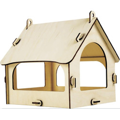 Набор для творчества Woody Кормушка Уютный домик 02918