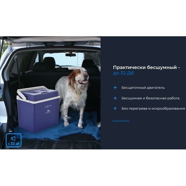 Автохолодильник ZUGEL ZCR30 (синий)