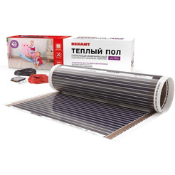 Пленочный теплый пол Rexant Ultra RXM 220 10м², 0,5х20м, 2200Вт 51-0513-4