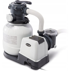 Бассейн Intex Graphite Gray Panel 26384 (478х124 см) с лестницей и насос-фильтром