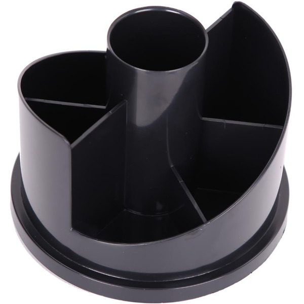 Набор канцелярских принадлежностей DELI E38251A (черный, настольный, вращающийся)