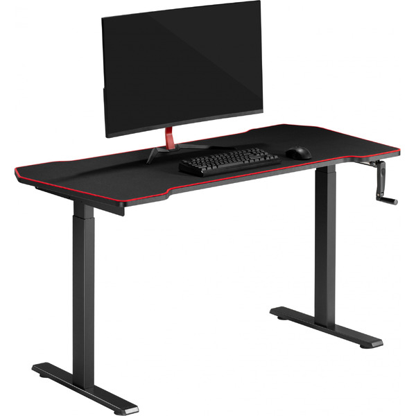 Стол для компьютера Cactus CS-MDL-BK (МДФ черный)