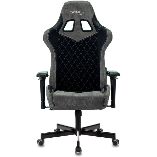 Кресло игровое Бюрократ Zombie VIKING 7 KNIGHT Fabric ткань/экокожа,черный