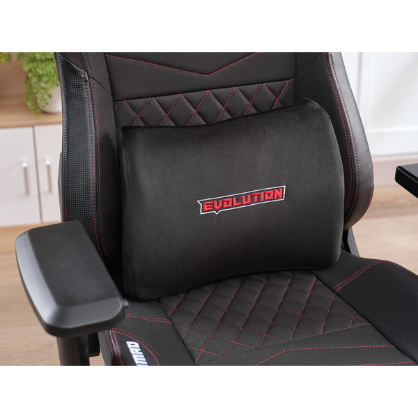 Игровое кресло Evolution Nomad (черный/красный)