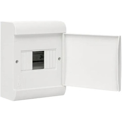 Щит распределительный EKF ЩРН-П-6 Basic (белая дверца)