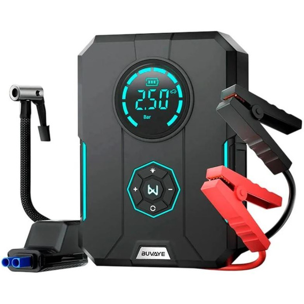 Портативное пусковое устройство с компрессором Soft Drive CAR2831