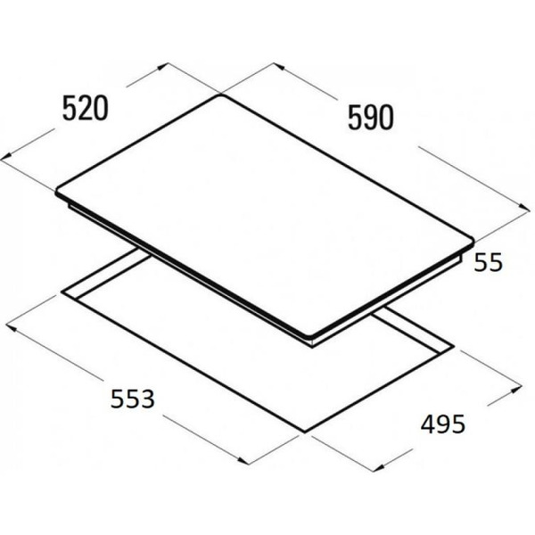 Индукционная варочная поверхность SCHTOFF I60H06 Black