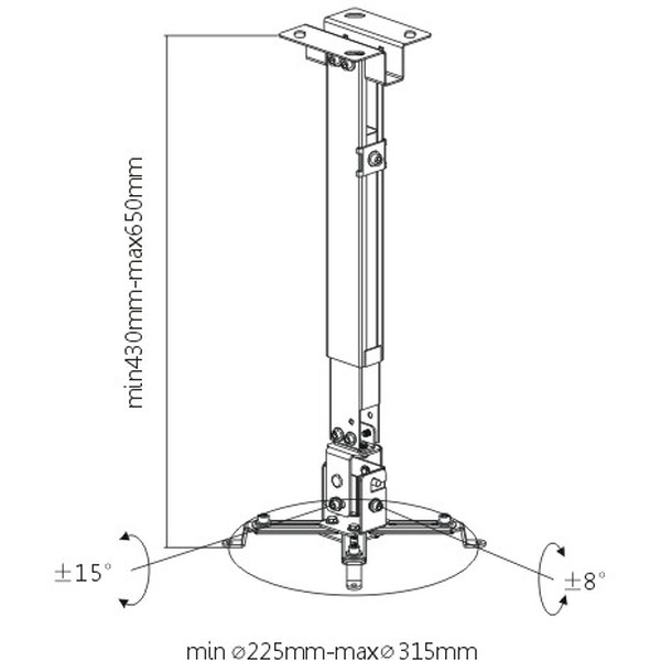 Кронштейн Brateck PRB-2G