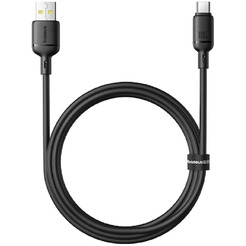Кабель Baseus Silky Series Fast Charging Cable USB to Type-C 100W (2 м, черный)