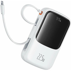 Внешний аккумулятор Baseus Qpow Pro+ Digital Display Fast Charge 22.5W 10000mAh P10067101213-00 (белый)