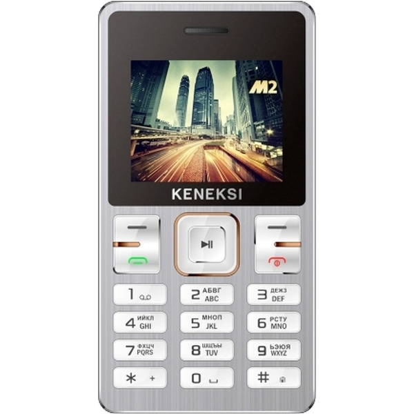 Сотовый телефон KENEKSI M2 серебряный