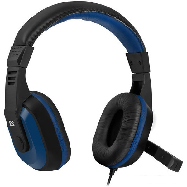 Гарнитура игровая DEFENDER Warhead G-190, синий+черный