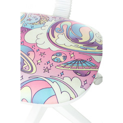 Кресло детское Бюрократ CH-204NX (мультиколор луна розовая)