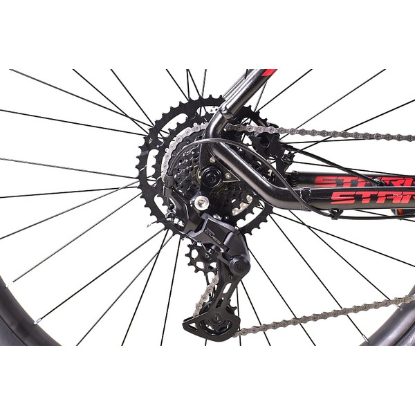 Велосипед Stark Funriser 29.4+ HD темно-графитовый/красный 18" HQ-0014082