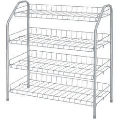 Этажерка для обуви НИКА ЭТ1/МС (матовый серый)