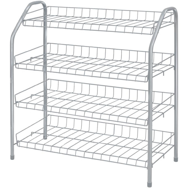 Этажерка для обуви НИКА ЭТ1/МС (матовый серый)