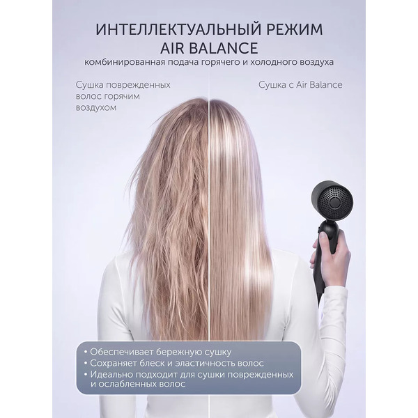 Фен POLARIS PHD 1540 (черный)