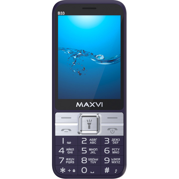 Мобильный телефон Maxvi B33 (фиолетовый)