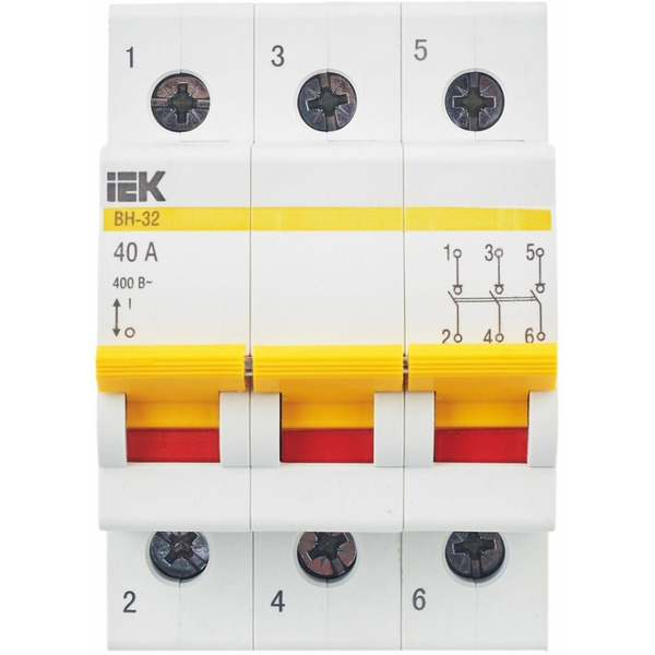 Выключатель нагрузки IEK ВН-32 3Р 40А MNV10-3-040
