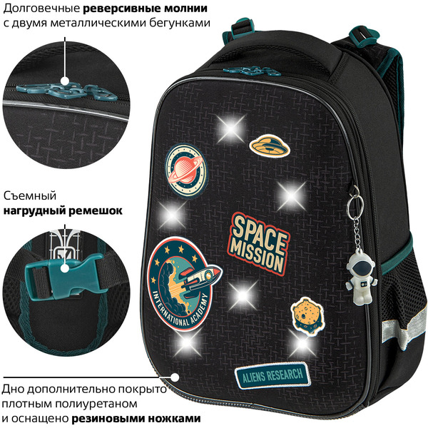 Рюкзак BRAUBERG Space mission PREMIUM 270599