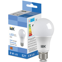 Лампочка IEK LED Bulb A60 710lm 6500K E27