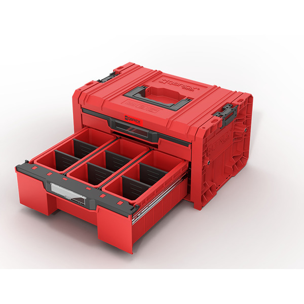 Ящик для инструментов Qbrick System PRO Drawer 2 Toolbox 2.0 Expert Red Ultra SKRQPROD2E2CCZEPG001