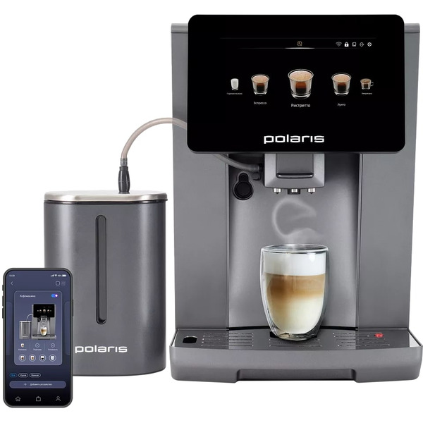 Кофемашина POLARIS PACM 2085GC WIFI IQ Home (Графитовый)