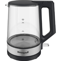 Чайник электрический Weissgauff WK 1700 EcoGlass Graphite