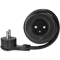 Блок розеточный Orno OR-GM-9018-B-FR 1,5 м