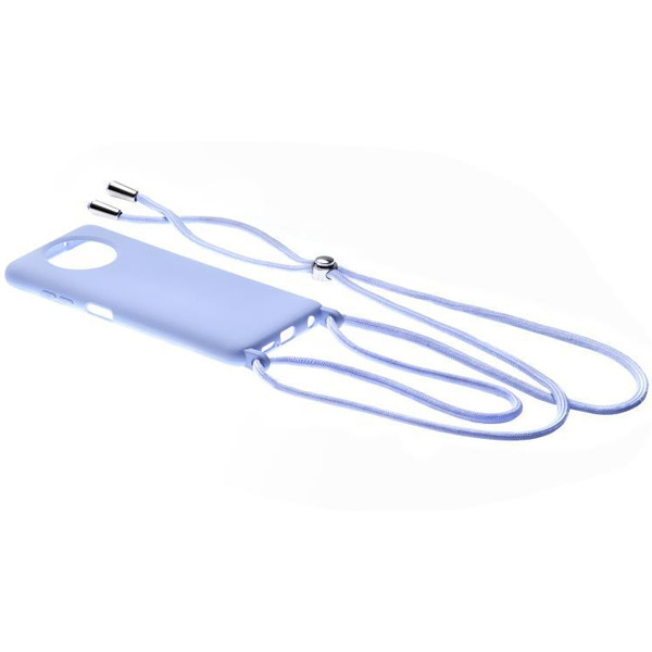 Бампер Bingo Lanyard для Poco X3/Poco X3 Pro (фиолетовый)